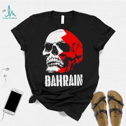 Bahrain flag skull Bahraini Pride shirt