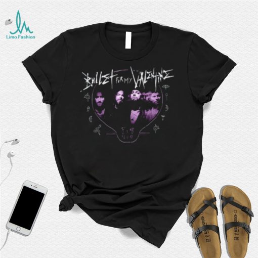 Band Purple Photo Dateback Tee Bullet For My Valentine Shirt