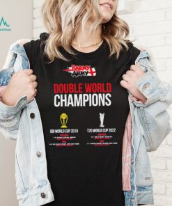 Barmy Army Double World Champions ODI World Cup 2019 And T20 World Cup 2022 Shirt