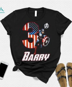 Barry Marvel Captain America T Shirt