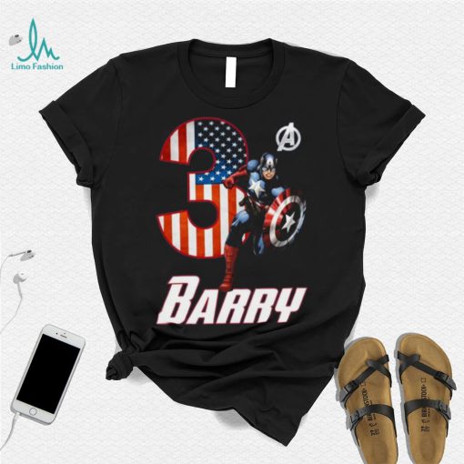 Barry Marvel Captain America T Shirt