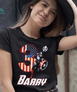 Barry Marvel Captain America T Shirt