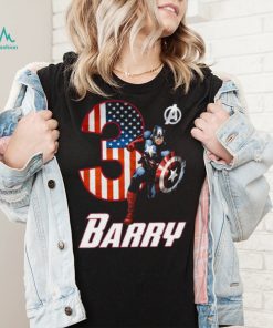 Barry Marvel Captain America T Shirt