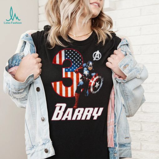 Barry Marvel Captain America T Shirt