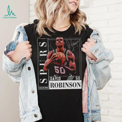 Basketball Signature Graphic David Robinson shirt