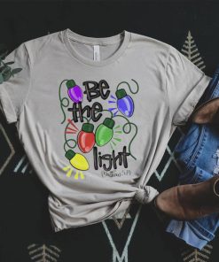 Be The Light Christmas Holiday T Shirt