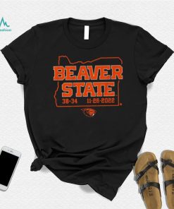 Beaver State Oregon State Football 38 34 Oregon Ducks Shirt