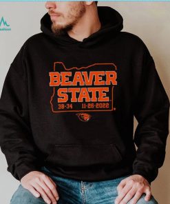 Beaver State Oregon State Football 38 34 Oregon Ducks Shirt