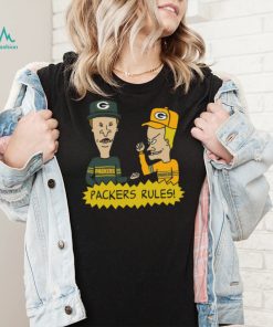 Beavis and Butt Head Green Bay Packers Rules NFL Shir