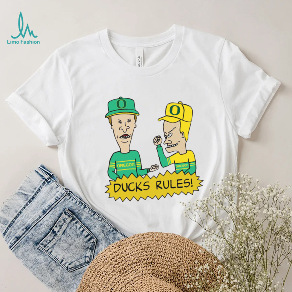 Beavis and Butt Head Oregon Ducks Rules NCAA Shirt Beavis and Butt Head Oregon Ducks Rules NCAA Shirt