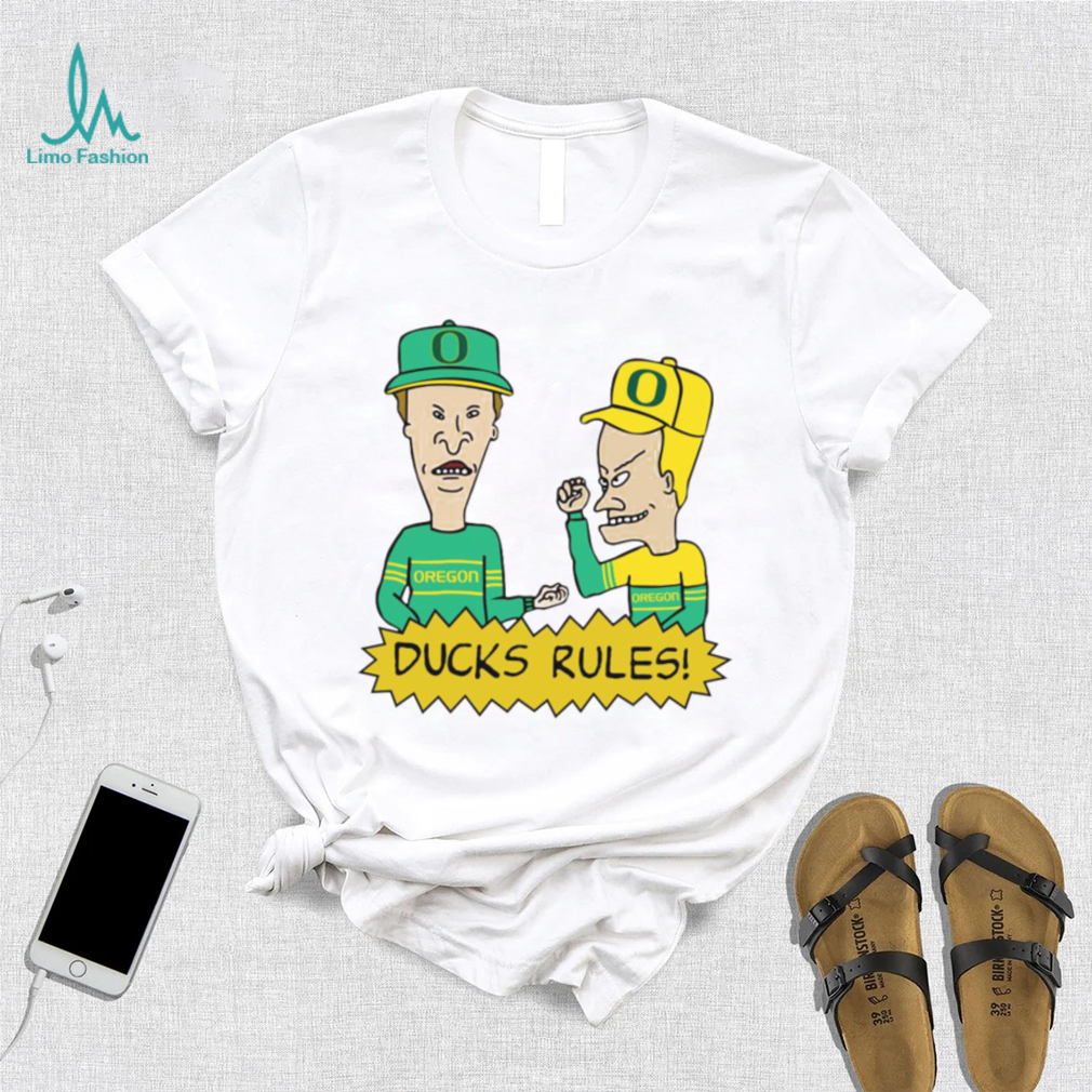 Beavis and Butt Head Oregon Ducks Rules NCAA Shirt Beavis and Butt Head Oregon Ducks Rules NCAA Shirt