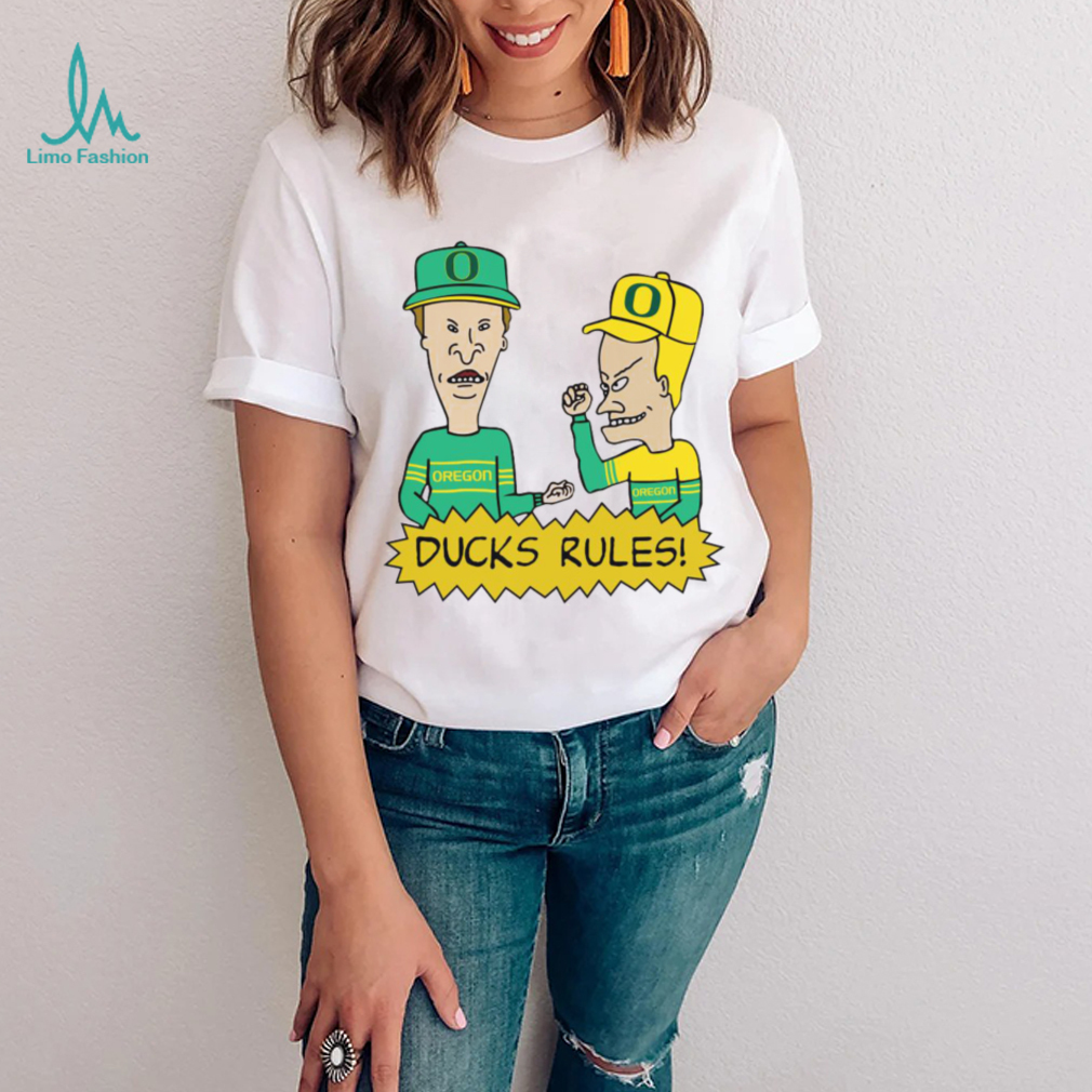 Beavis and Butt Head Oregon Ducks Rules NCAA Shirt Beavis and Butt Head Oregon Ducks Rules NCAA Shirt