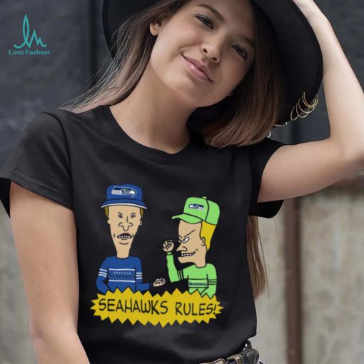 Beavis and Butt Head Seattle Seahawks Rules NFL Shirt