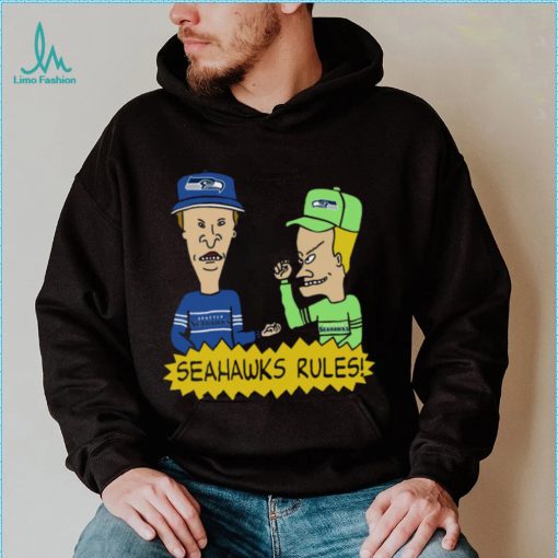 Beavis and Butt Head Seattle Seahawks Rules NFL Shirt