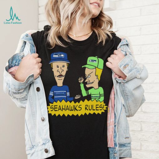 Beavis and Butt Head Seattle Seahawks Rules NFL Shirt