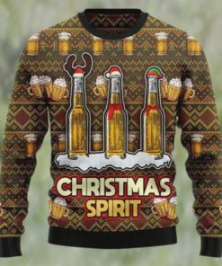 Beers Christmas Spirit Ugly Christmas Sweater, Faux Wool Sweater, International Beer Day, Gifts For Beer Lovers, Best Christmas Gifts For 2022 – Prinvity