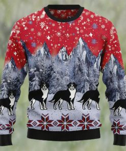 Bernese Mountain Dog Snow Ugly Christmas Sweater