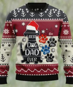 Best Dog Dad Ever Ugly Christmas Sweater