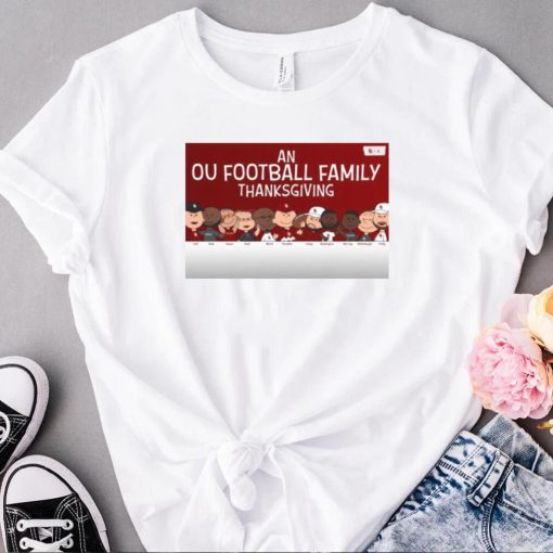 Best oklahoma an ou football family thanksgiving shirt