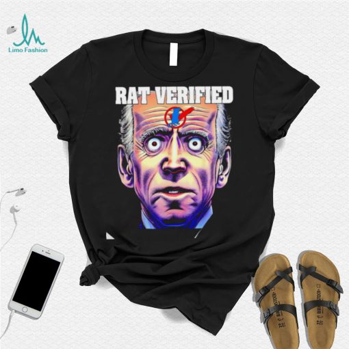 Biden Rat Verified anti Joe Biden election political shirt