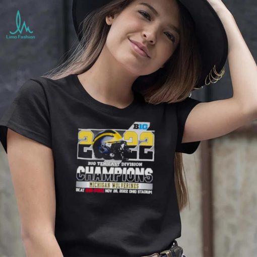 Big Ten 2022 champions michigan wolverines beat ohio state now 26 2022 ohio stadium shirt