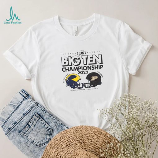 Big Ten Championship Game Matchup 2022 Michigan Vs Purdue Shirt