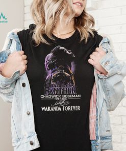 Black Panther Chadwick Boseman 1976 2020 Wakanda Forever Signature Shirt