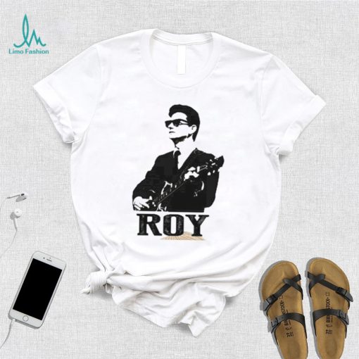 Black Stencil Music Guitarist Roy Orbison Shirt