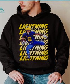 Blake Corum Michigan football lightning shirt