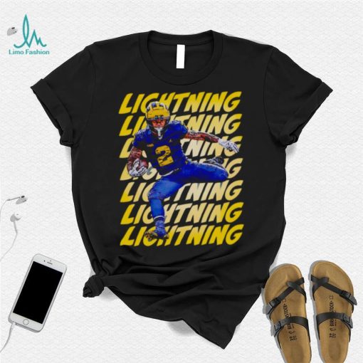 Blake Corum Michigan football lightning shirt