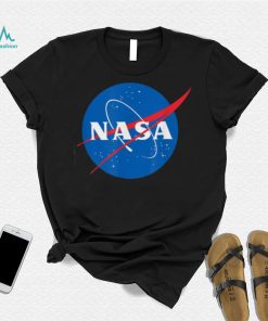 Blue And Red Big Logo Nasa T Shirt