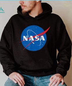 Blue And Red Big Logo Nasa T Shirt