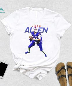 Blue And White Josh Allen T Shirt