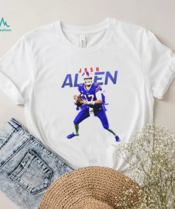 Blue And White Josh Allen T Shirt