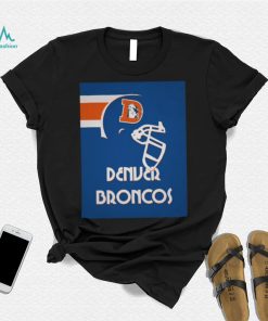 Blue Vintage Denver Broncos T Shirt