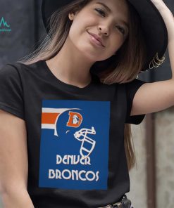 Blue Vintage Denver Broncos T Shirt