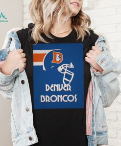 Blue Vintage Denver Broncos T Shirt