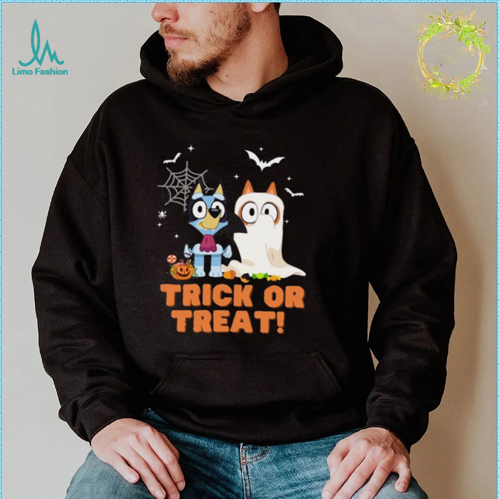 Trick Or Treat Bluey and friends Halloween funny shirt, hoodie