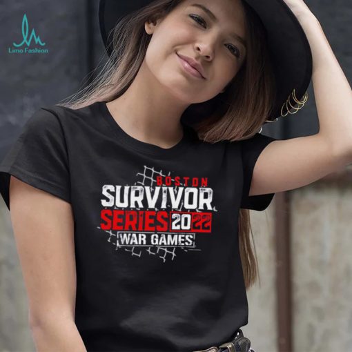 Boston survivor series 2022 War Games logo shirt