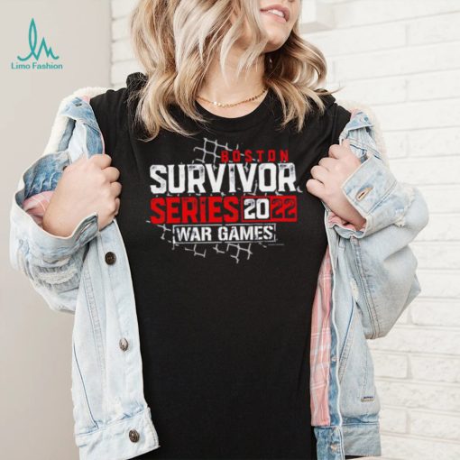 Boston survivor series 2022 War Games logo shirt