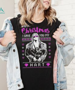 Bret Hart Last Christmas I Gave You My Hart Ugly Christmas Sweater Inspired Shirt