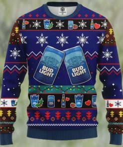 Bud Light Beer Ugly Christmas Sweater, Faux Wool Sweater, Gifts For Beer Lovers, International Beer Day, Best Christmas Gifts For 2022 – Prinvity