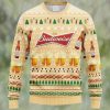 Bud Light Beer White Blue Color Ugly Christmas Sweater, Faux Wool Sweater, International Beer Day, Gifts For Beer Lovers, Best Christmas Gifts For 2022 – Prinvity