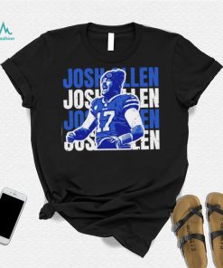 Buffalo Bills Grunge Type Josh Allen T Shirt