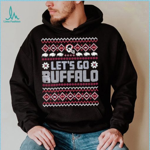 Buffalo Bills Let’s Go Buffalo Christmas Ugly Sweatshirt