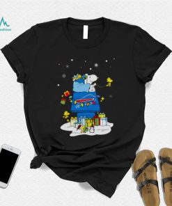 Buffalo Bills Santa Snoopy Wish You A Merry Christmas Shirt