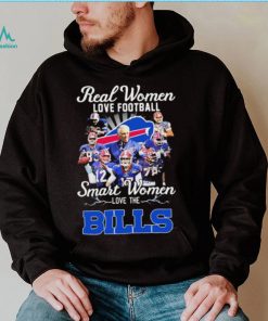 Buffalo Bills Team Real Women Love Football Smart Women Love The Bills Signatures Shirt