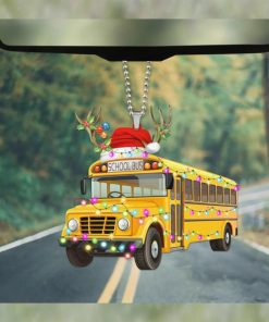 Bus School Christmas Ornament