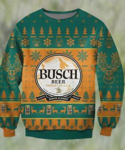 Busch Classic Beer Product Of USA Ugly Christmas Sweater, Faux Wool Sweater, Gifts For Beer Lovers, International Beer Day, Best Christmas Gifts For 2022 – Prinvity