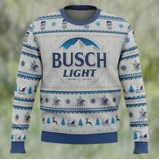 Busch Light Beer Christmas Ugly Sweater, Faux Wool Sweater, International Beer Day, Gifts For Beer Lovers, Best Christmas Gifts For 2022 – Prinvity